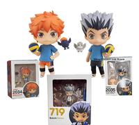 Anime Haikyuu 2034 Figurina 10 cm Hinata Shoyo Action Figure # 2035 Kotaro Bokuto Figure Bambola mobile PVC Q Versio Giocattoli modello no box