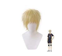 Anime Haikyuu !! Karasuno Tsukishima Kei Parrucca Corta Costume Cosplay Resistente Al Calore Capelli Sintetici Haikiyu Parrucche Del Partito Di Carnevale P-566
