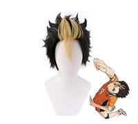 Anime Haikyuu !! Parrucca corta Karasuno Nishinoya Yuu Cosplay Costume Resistente al calore Capelli sintetici Haikiyu Partito Giochi di ruolo Parrucche
