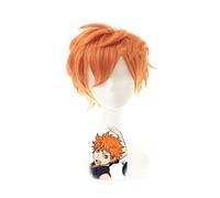 Anime Haikyuu !! Parrucca cosplay Shoyo Hinata Costume corto arancione Gioca parrucche Costumi di Halloween Capelli