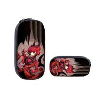 Anime Hazbin Hotel Astuccio Alastor Angel Dust Charlie Bag Grande Capacità Cartone Animato Matite Pouch Cancelleria Organizer Box per Ragazze Ragazzi Studenti Scuola, Tipo 11, 21.5*5.5*10cm