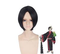Anime Hoozuki No Reitetsu HOZUKI Parrucca corta nera Cosplay Costume Nana Parte centrale Parrucche sintetiche per uomo