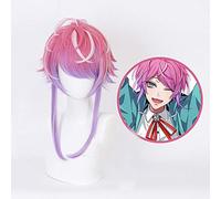Anime Hypnosis Mic Division Rap Battle Gentaro Yumeno Parrucca cosplay Corta Amemura Ramuda Parrucche costume di Carnevale di Halloween + Cappellino parrucca KUQX3642