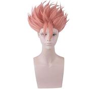 Anime ID: INVADED Parrucca Cosplay Akihito Narihisago Arancione Parrucche sintetiche corte per capelli ricci per giochi di ruolo per adulti PL-293