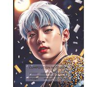 Anime Idol Ending Fairy Composition Notebook: A Charismatic K-Pop Journal for Stans Featuring a Dramatic End-of-Show Close-up with Confetti