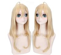 Anime IDOLiSH7 Tsumugi Takanashi parrucca cosplay Resistente al calore lunga bionda Capelli sintetici Costume Parrucche Cosplay + Parrucca Cap One Size Tsumugi pl-556