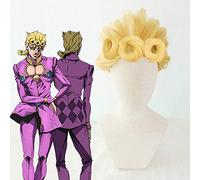 Anime JoJo`s Bizarre Adventure: Golden Wind Parrucche Cosplay Giorno Giovanna Cosplay Parrucca sintetica Capelli Festa di Halloween JoJo no Kimy