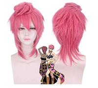 Anime JoJo's Bizarre Adventure Golden Wind Trish Una Parrucca per capelli Parrucche JoJo no Kimyou na Trish Una parrucche + parrucca berretto jojo parrucca PL-551