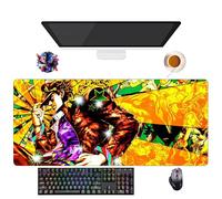 Anime JoJo's Bizarre Adventure, tappetino per mouse XXL, 90 x 40 cm, base antiscivolo + superficie morbida, perfetto per ufficio e gioco (4)