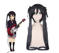Anime K-ON! Nakano Azusa Lunga Parrucca Nera Costume Cosplay Donne Parrucche Sintetiche Resistenti Al Calore