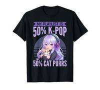 Anime K Pop & Cats Kawaii Maglietta