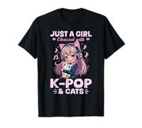 Anime K Pop & Cats Kawaii Maglietta