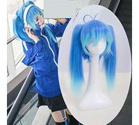 Anime Kagerou Project MekakuCity Actors Enomoto Takane Ene Parrucca Cosplay Parrucche blu per feste con doppia coda di cavallo