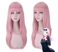 Anime Kaguya Sama: Love Is War Parrucca Cosplay Capelli Sintetici Resistenti Al Calore Fujiwara Chika Donne Rosa Chiaro + Protezione Parrucca Gratuita