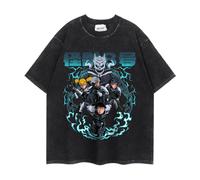 Anime Kaiju Manga No 8 Maglietta Hipster Magliette Hibino Kafka Maniche Corte Y2K Basic Tops Estate Cotone O-Neck Vestiti Oversize