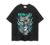 Anime Kaiju Manga No 8 Maglietta Hipster Magliette Hibino Kafka Maniche Corte Y2K Basic Tops Estate Cotone O-Neck Vestiti Oversize