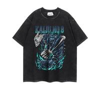 Anime Kaiju Manga No 8 Maglietta Hipster Magliette Hibino Kafka Maniche Corte Y2K Basic Tops Estate Cotone O-Neck Vestiti Oversize