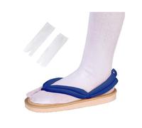 Anime Kamado Tanjirou Cosplay Zoccoli Scarpe con Calzini Unisex Iguro Nezuko Giyuu Geta Sandalo Cosplay in Legno Oshitari,40~41-Blue