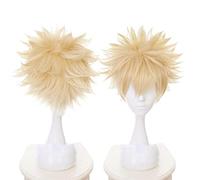 Anime Katsuki Bakugo Cosplay Wig Short Wig Boku no Hero Academia Heat-resistant Fiber Hair + Wig Cap Party Men