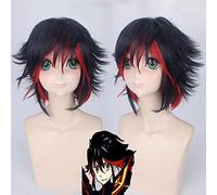 Anime KILL la KILL Costume cosplay Ryuko Matoi + parrucca costumi del partito di Halloween Vestito + parrucche donne Ragazze sexy marina marina marina Uniforme M Matoi Ryuko parrucca 291