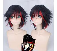 Anime KILL La KILLMatoi Ryuuko Colore misto Sintetico Resistente al calore Capelli corti Perucas Costume Cosplay Parrucche PL-291