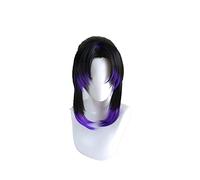 Anime Kimetsu no Yaiba Kochou Shinobu Cosplay Wig Heat Resistant Synthetic Wigs