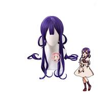 Anime Kwai Akane Aoi Viola Parrucca lunga Cosplay Costume Jibaku Shounen Toilet-Bound Hanako-Kun Capelli sintetici Parrucche da donna