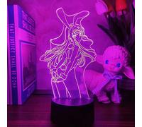 Anime Lamp 3D Bunny Girl Senpai Mai Sakurajima Kawaii Illusion Led Night Light 16 Cambia colore per i regali dei bambini-Telecomando