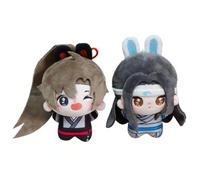 Anime Lan Wang Ji/Wei Wu Xian - Peluche morbido, 10 cm | Mini cuscino coccoloso, ciondolo per portafoglio o zaino, regalo per feste di compleanno