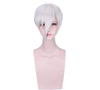 Anime Land of the Lustrous Antarcticite Parrucca corta Costume cosplay Houseki no Kuni Capelli sintetici resistenti al calore Uomo Donna Parrucche