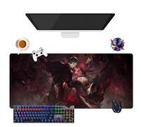 Anime Lord of Mysteries - Tappetino per mouse impermeabile extra large | base in gomma antiscivolo per PC, portatile, e-sport, protezione tastiera e mouse (1)