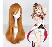 Anime Love Live! Luce del sole!! Parrucche Cosplay Hanamaru Kunikida Parrucca Cosplay Parrucca sintetica resistente al calore Parrucca per capelli per Halloween