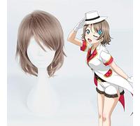 Anime Love Live! Luce del sole!! Parrucche Cosplay Watanabe Parrucca Cosplay Parrucca sintetica resistente al calore Capelli Festa di Carnevale di Halloween