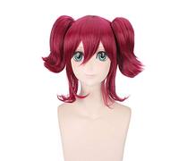 Anime LoveLive Sunshine Ruby Kurosawa Mazzi rossi Parrucca Cosplay Costume Love Live Resistente al calore Capelli sintetici Parrucche da donna