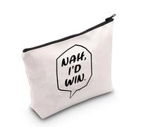 Anime Lover Gift Nah, I'd Win Makeup Bag Anime Ispirato Regalo Anime Obsessed Gift, Nah Vincere