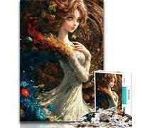 Anime-Mädchen-Puzzles für Erwachsene, 1000 Puzzles, helfen dem Gehirn, süchtig machendes Spielzeug zu trainieren, um Geduld und Eltern-Kind-Interaktion zu fördern, 38x26cm