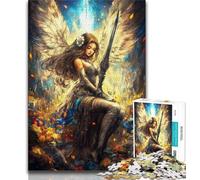 Anime-Mädchen-Puzzles für Erwachsene, 1000 Teile, herausfordernd zu vervollständigen, aber unterhaltsames und humorvolles Lernspiel zum Geburtstag, 38x26cm