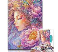 Anime-Mädchen-Puzzles für Teenager, 1000 Teile, zum Stressabbau, schwierige Herausforderung, einzigartige Heimdekoration und Geschenke, 38x26cm