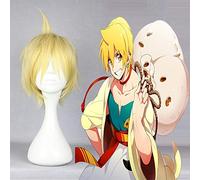 Anime Magi The Labyrinth Of Magic Parrucca Cosplay Saluja Parrucche Cosplay Resistente al calore Sintetico Halloween Festa di Carnevale Parrucche Hiar
