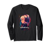 Anime Manga Cyberpunk Aesthetic Techwear Harajuku Kitsune Maglia a Manica
