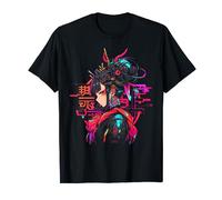 Anime Manga Cyberpunk Aesthetic Techwear Harajuku Punk Maglietta