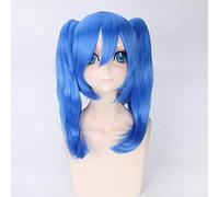 Anime Mekakucity Attori Costume Cosplay Parrucca Blu Con Doppie Code Di Cavallo Progetto Kagerou Enomoto Takane Ene Parrucche Cosplay + Berretto Parrucca Takane Ene Parrucca Takane Ene 303