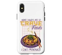 Anime mi ha insegnato a desiderare cibi che non posso pronunciare Custodia per iPhone X/XS