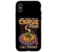 Anime mi ha insegnato a desiderare cibi che non posso pronunciare Custodia per iPhone X/XS