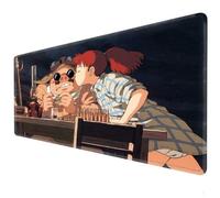 Anime mouse pad, mousepad XXL - large gaming mousepad - sewn edge - non slip base - suitable for gaming mouse pad, office, computer keyboard pad Anime games 90×40