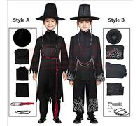 Anime Movie Ragazzi Giochi di ruolo Puntelli Set cosplay per feste per ragazzi K-POP Jinu Halloween Party Cosplay Comic Exhibition Costume Abiti