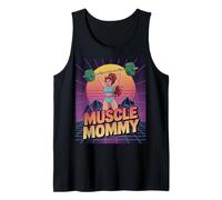 Anime Muscle Mommy Weightlifting Fitness Girl Aesthetic Canotta