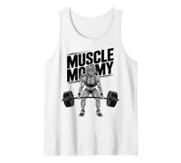 Anime Muscle Mommy Weightlifting Fitness Girl Aesthetic Canotta