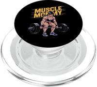 Anime Muscle Mommy Weightlifting Fitness Girl Aesthetic PopSockets PopGrip per MagSafe