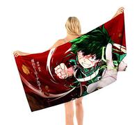 Anime My Hero Academia, asciugamano da bagno ad asciugatura rapida, asciugamano da bagno in microfibra, telo da spiaggia per piscina, bagno, yoga, palestra, viaggi, spiaggia